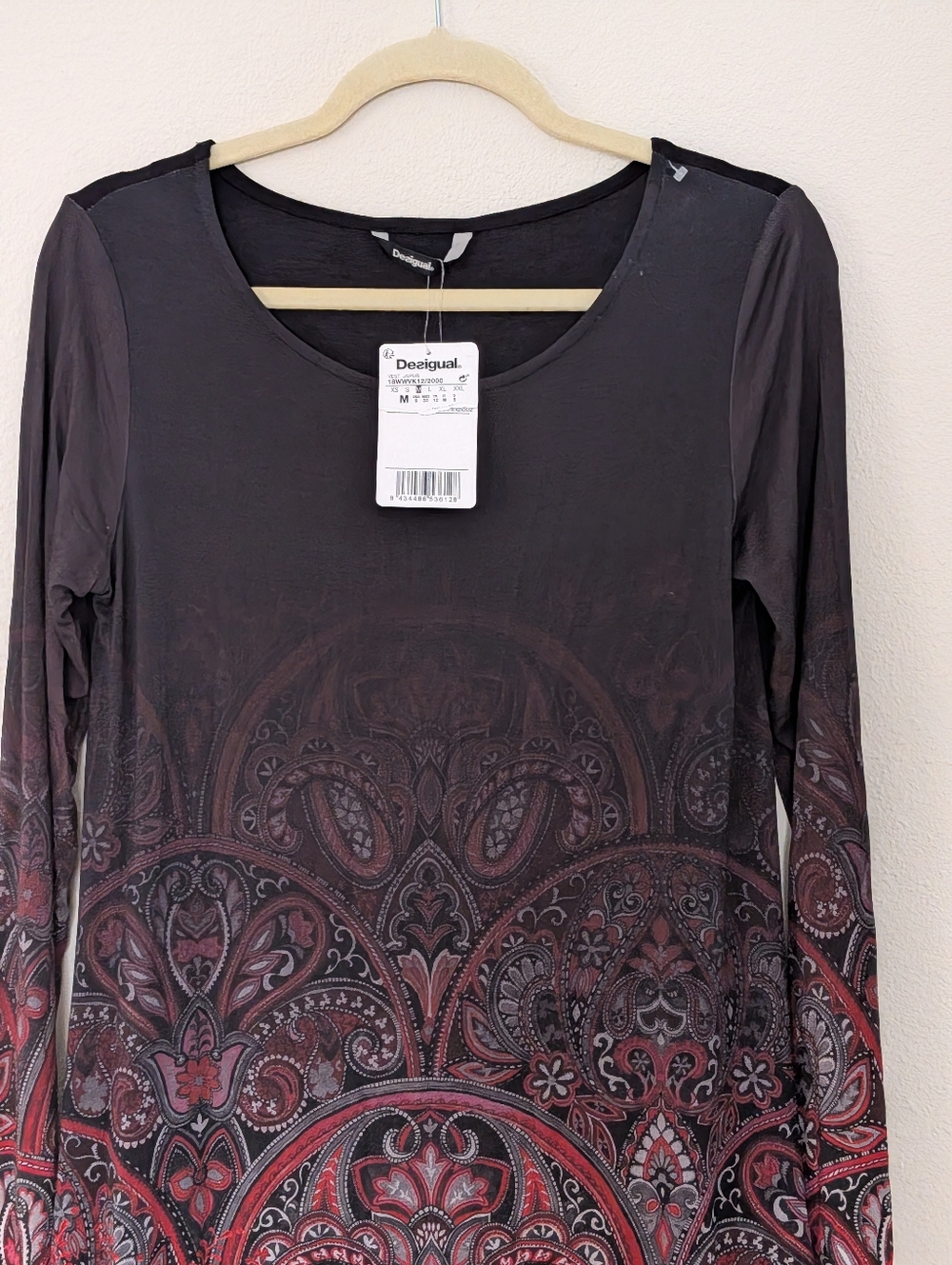 Desigual Paisley Dress Size Medium NWT - Picture 2 of 5